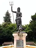 Der Neptunbrunnen in Nordhausen