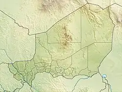 Lagekarte von Niger