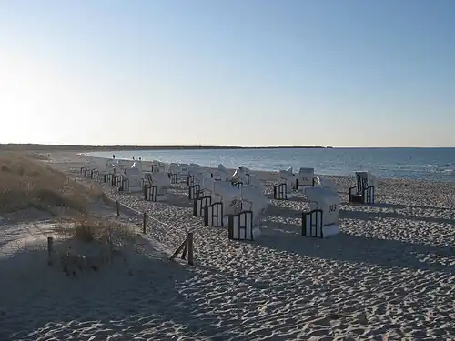Nordstrand westlich der Seebrücke