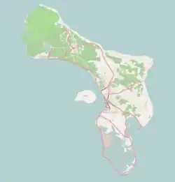 Lagekarte der Insel Bonaire