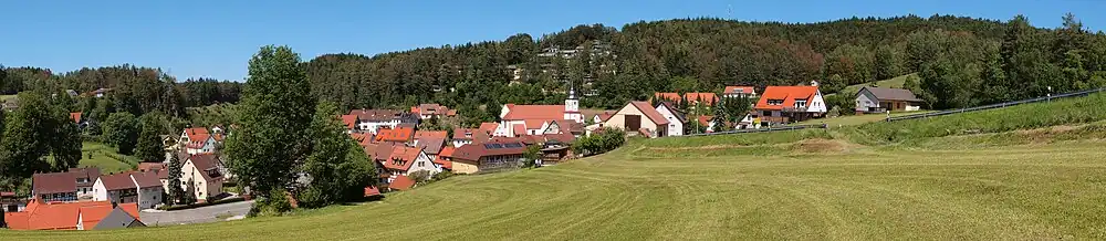 Südpanorama von Obertrubach