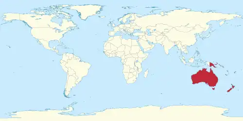 Australien, Neuseeland und Ozeanien