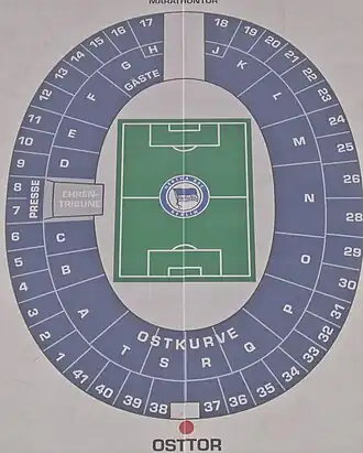 Stadionplan