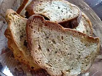 geröstete Scheiben Pane di Altamura