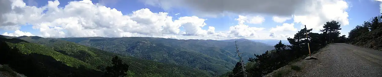 Panorama im Kazdağı-Nationalpark auf 1350 Metern Höhe