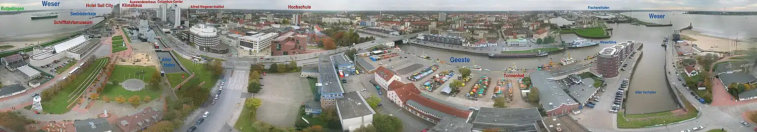 Panoramaausblick vom Radarturm