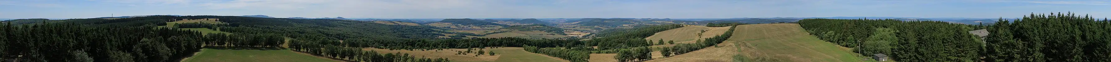 360°-Panoramablick vom Aussichtsturm Noahs Segel Ellenbogen