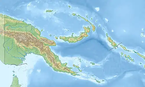 Lagekarte von Papua-Neuguinea