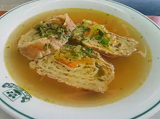Fleischstrudelsuppe