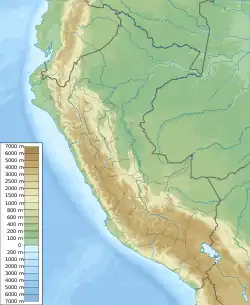Lagekarte von Peru