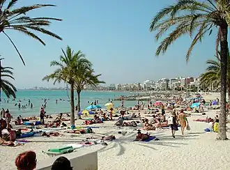 An der Platja de Palma in S'Arenal