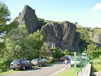 Basaltfelsen in Prades