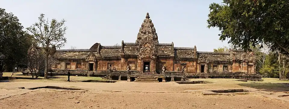 Panoramaansicht des Hauptheiligtums