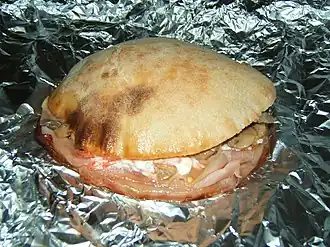 Puccia alla vampa