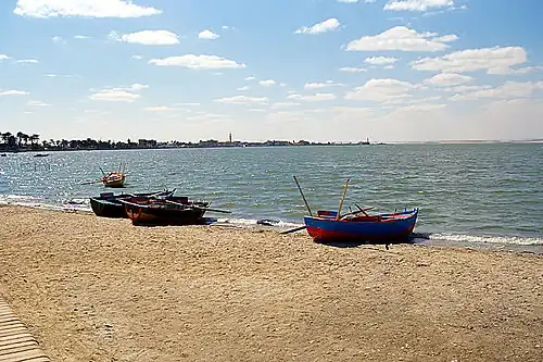 Boote am Qārūn-See