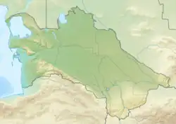 Lagekarte von Turkmenistan