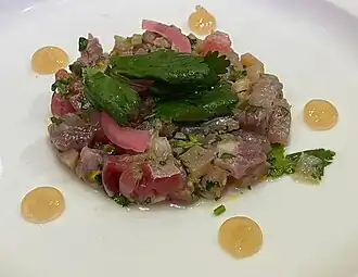 ceviche de carpe - Ceviche vom Karpfen