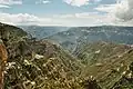 Blick von Divisadero auf das Schluchtensystem des Rio Urique