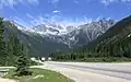 Der Rogers Pass mit der Hermit-Range