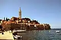 Rovinj mit Kirchturm der Hl. Euphemia