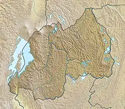 Lagekarte von Ruanda