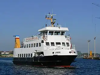 Fahrgastschiff LABOE der SFK