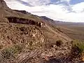 Blick auf die Sacramento Mountains / New Mexico