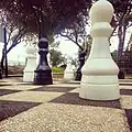 Schach im Park