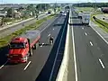 Die BR-101 in Maracajá / Santa Catarina
