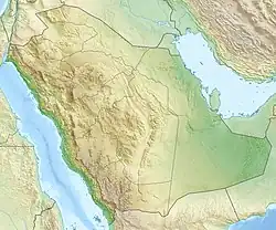 Lagekarte von Saudi-Arabien
