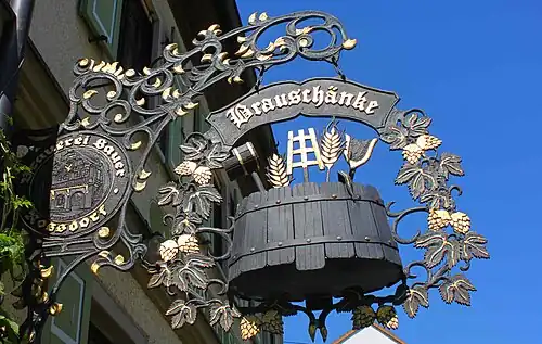 Wirtshaus-Ausleger