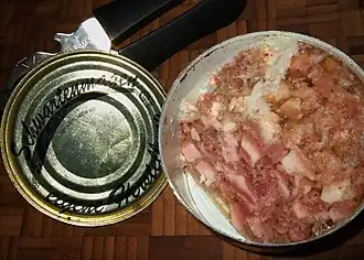 Schwartenmagen in der Dose