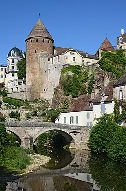 Château und Pont Pinard, Semur-en Auxois