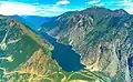 Der Seton Lake: am unteren Bildrand ist der BC-99 zu erkennen
