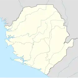 Lagekarte von Sierra Leone