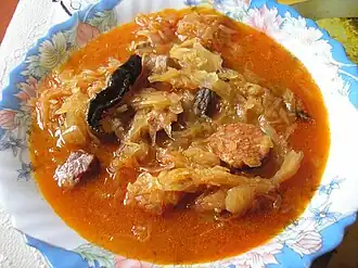 Kapustnica – Sauerkrautsuppe