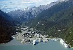 Blick auf Skagway
