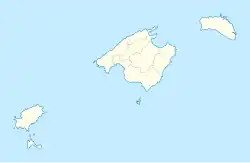 Lagekarte der Balearischen Inseln