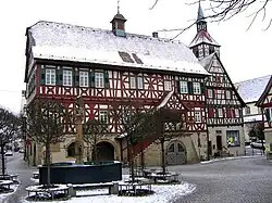 Rathaus mit Marktbrunnen