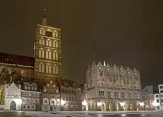 Stralsunder Rathaus am Alten Markt