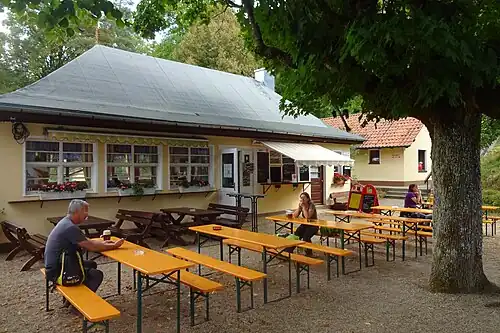 Das Badcafe außen