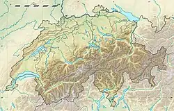 Lagekarte der Schweiz
