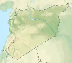 Lagekarte von Syrien