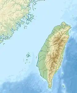 Lagekarte von Taiwan