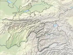 Lagekarte von Tadschikistan