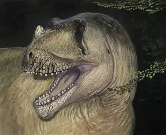 Rekonstruktion des Tameryraptor markgrafi