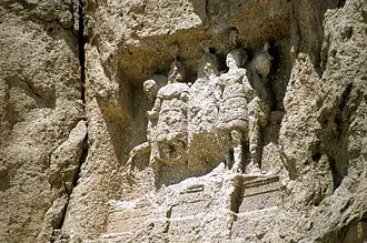Felsstele Castor, Pollux und Diana