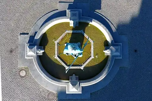 Tine-Brunnen Draufsicht