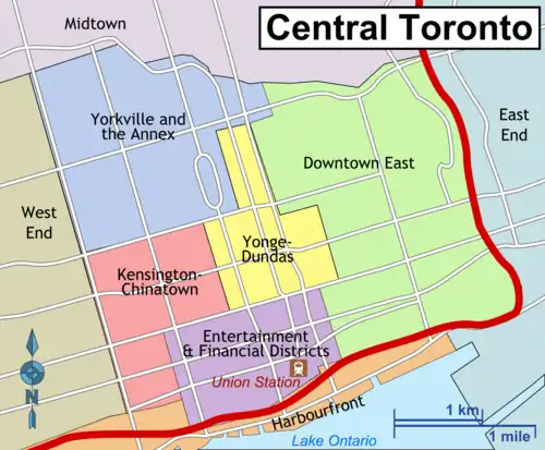 Der Stadtkern von Toronto