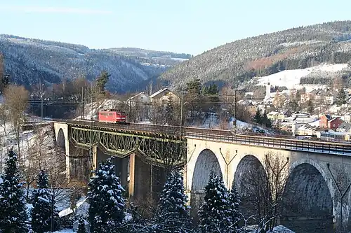 Trogenbachviadukt der Frankenwaldbahn